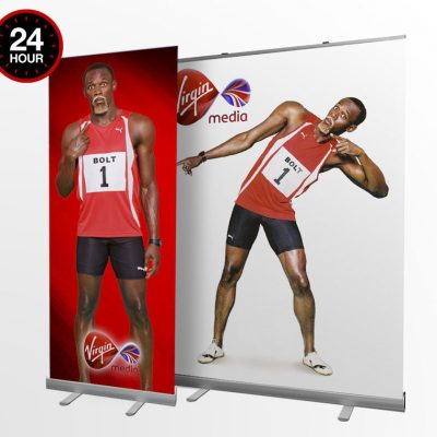 24Hr Banner Stand