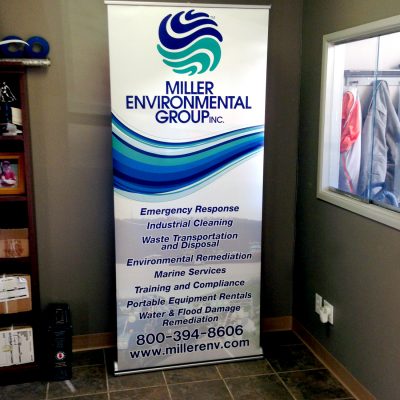 Environmental Banner Stand