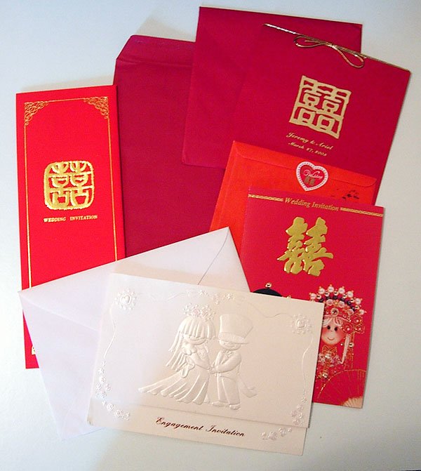 Wedding invitation cards