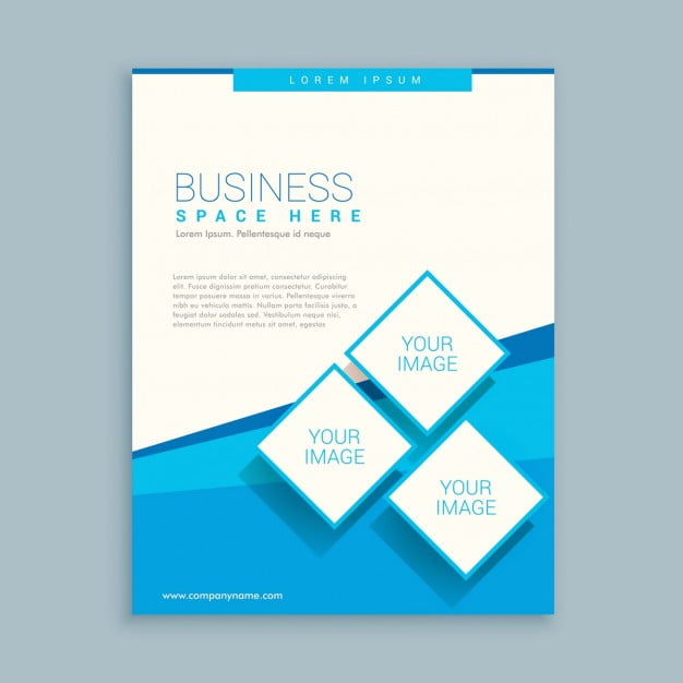 abstract business brochure with rhombus 1017 2350