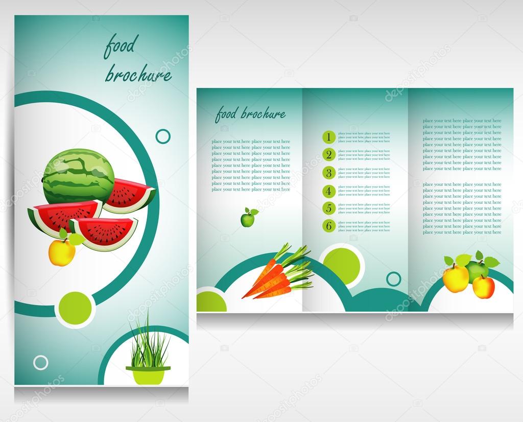 depositphotos 21757233 stock illustration food brochure design