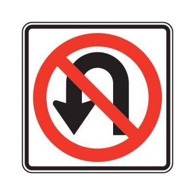 No U turn Symbol