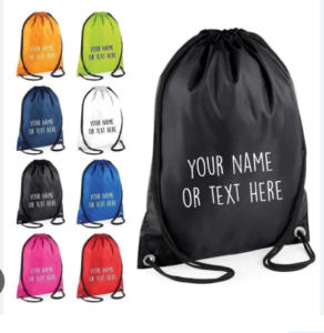 Personalised Drawstring bag in Nigeria