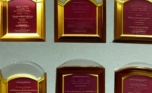 Framed Awards and Plaques