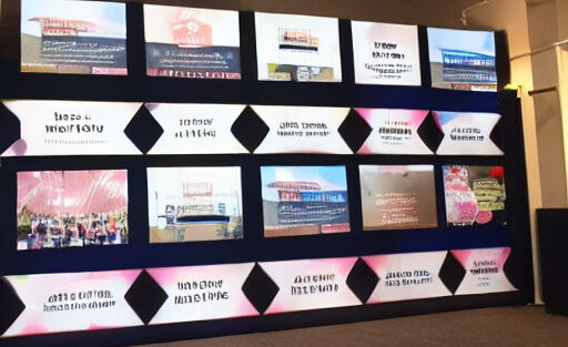 Customized Event Media Wall