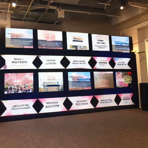 Customized Event Media Wall