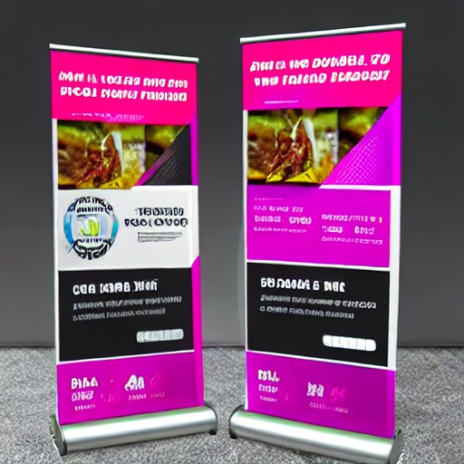 double sided roller banners