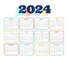 calendar 2024 january