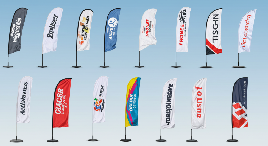 Feather Banner Sizes