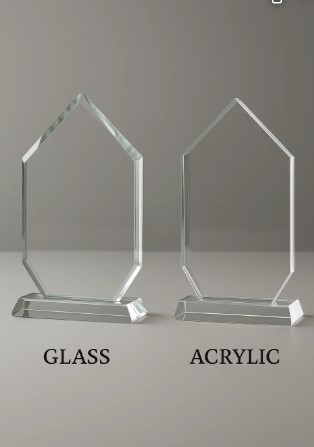 Glass vs Acrylic Awards