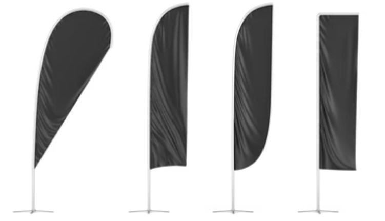 Feather Banner Mockup