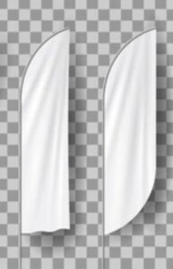 Feather Banner Mockup