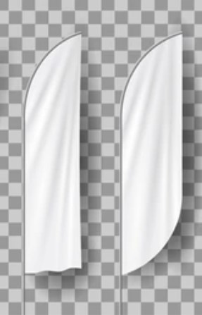 Feather Banner Mockup