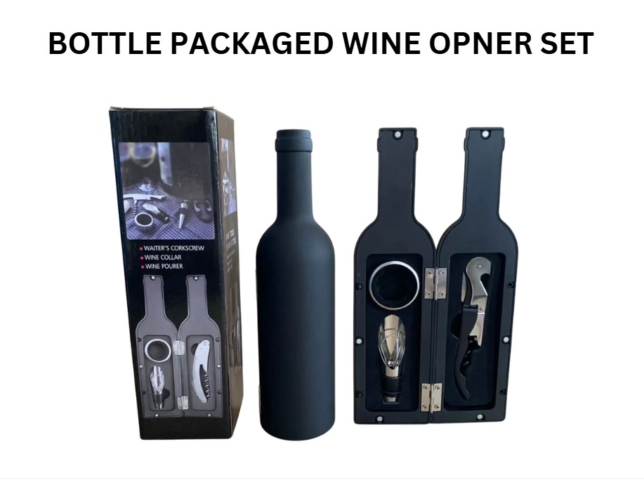 Bottle Packaged Wine Opener Set