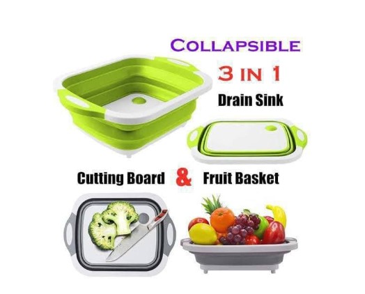 3 in 1 Collapsible Chopping Board