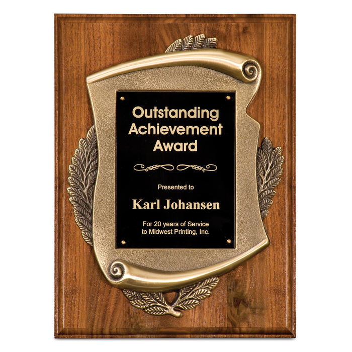 wooden award