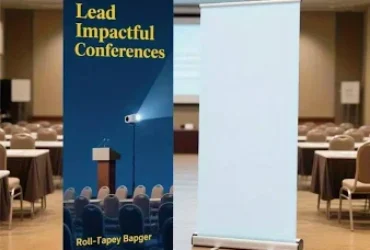 standing banner promo