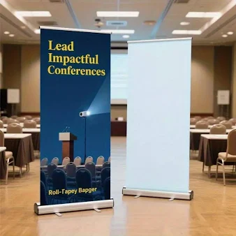 standing banner promo