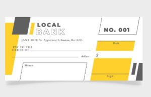 Award cheque
