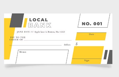 Award cheque