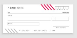 Dummy cheque pricing